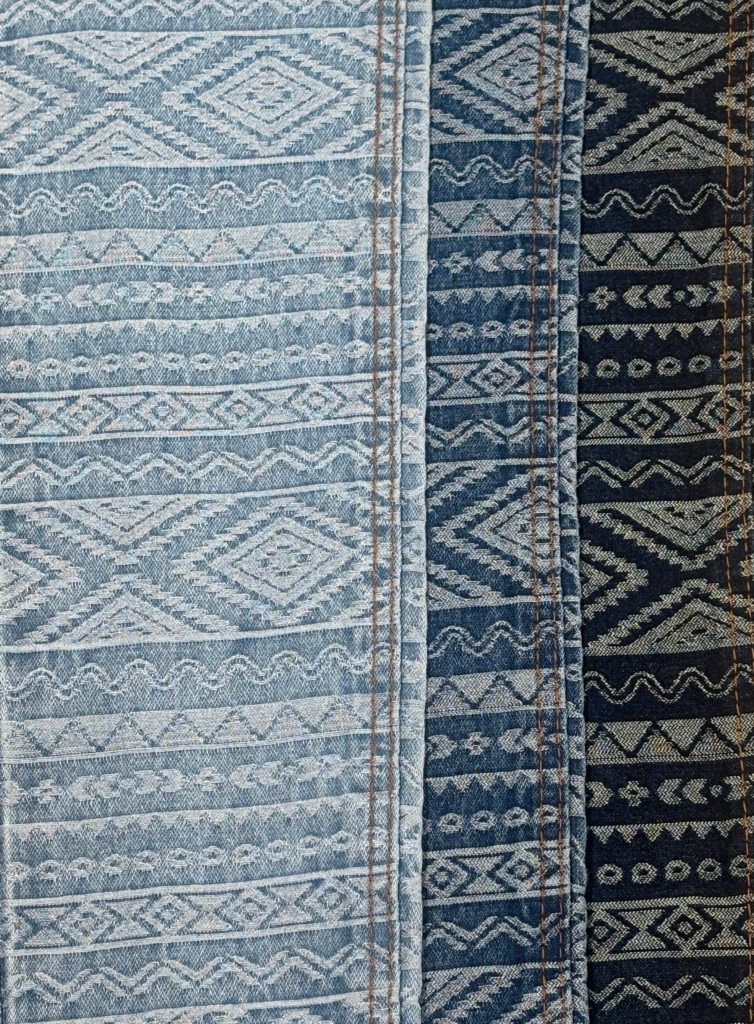 jacquard denim  fabric from TUOPU APPAREL denim factor