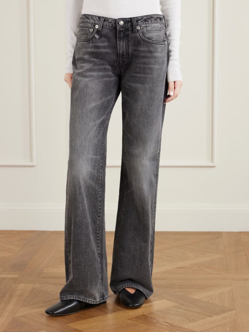 wide leg jeans manufacture by Tuopu Apparel factory