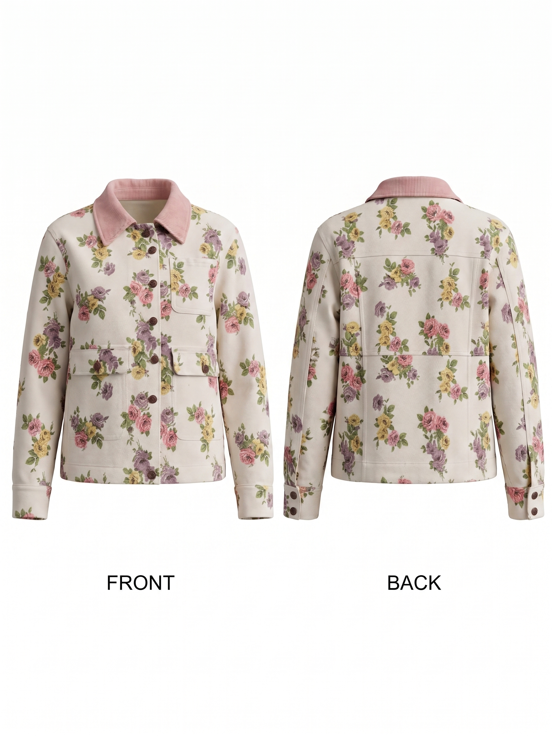 tuopu floral printing jacket