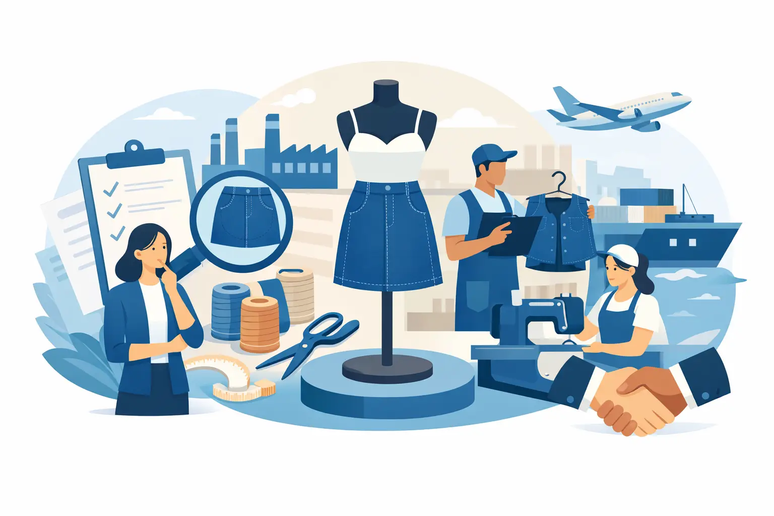 How to Choose a Denim Skirt Manufacturer