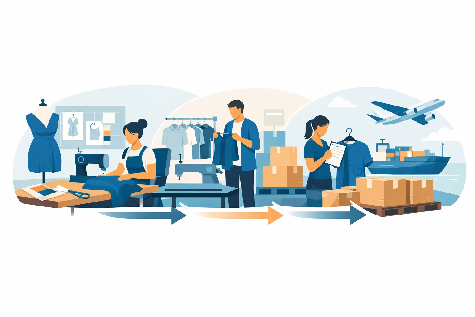 Apparel Manufacturing Timeline From Sample to Ship