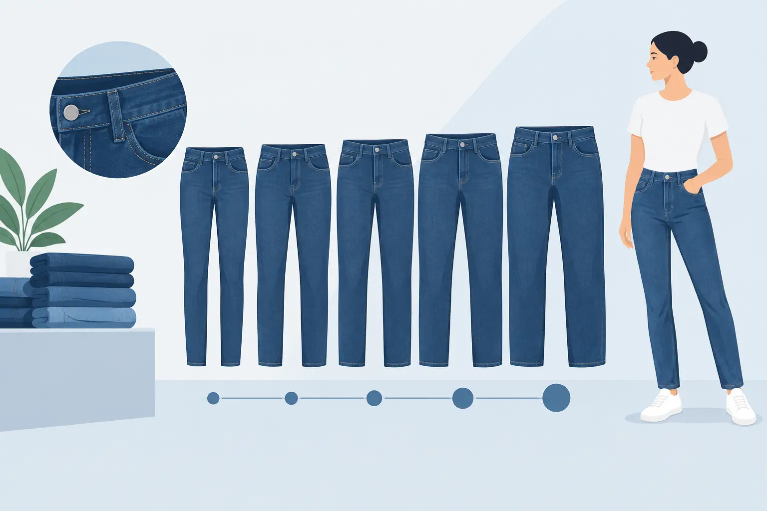 Jeans Size Grading for Consistent Denim Fit